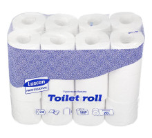 Бумага туалетная Luscan Professional 2-слойная белая (24 рулона в упаковке)
