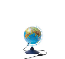 Глобус Земли физико-политический Классик Евро 210 мм (с подсветкой)