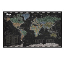 Настенная карта Мира 1:26 млн.