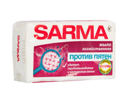 Мыло хозяйственное Sarma Против пятен 140 г