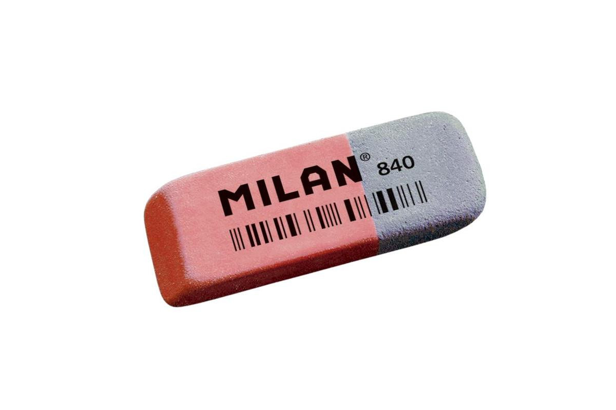 Ластик каучук Milan 127, 2 шт