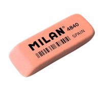 Ластик Milan 4840 каучуковый розовый 52х19х08 мм