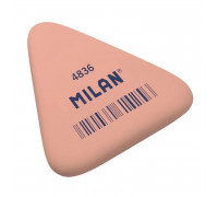 Ластик Milan 4836 каучуковый розовый 50х44х7 мм