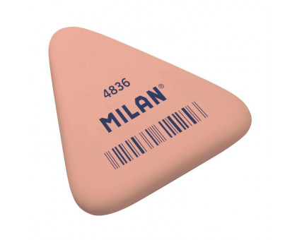 Ластик Milan 4836 каучуковый розовый 50х44х7 мм