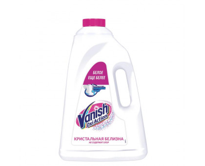 Пятновыводитель Vanish Oxi Action Кристальная белизна жидкий 2 л