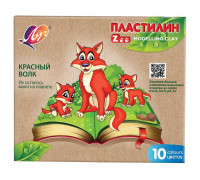 Пластилин классический Луч Zoo 10 цветов 150 г