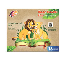 Пластилин классический Луч Zoo 16 цветов 240 г