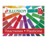 Пластилин Гамма Illusion 12 цветов 168 г