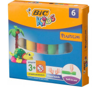 Пластилин классический Bic Kids 6 цветов 70 г