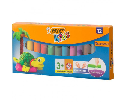 Пластилин классический Bic Kids 12 цветов 140 г