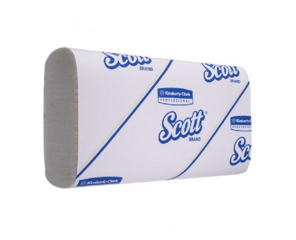 Полотенца бумажные листовые Kimberly Clark Scott SlimFold Z-сложения 1-слойные 16 пачек по 110 листов (артикул производителя 5856)