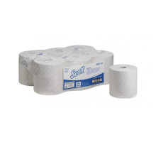 Полотенца бумажные в рулонах Kimberly Clark Scott Essential 1-слойные 6 рулонов по 350 метров (артикул производителя 6691)