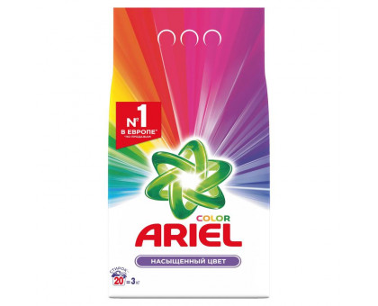 Порошок стиральный автомат Ariel Color 3 кг (отдушки в ассортименте)