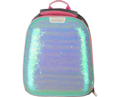 Ранец №1 School анатомический Sparkle Mint (пайетки двусторонние)