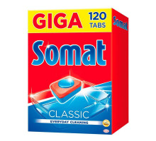 Таблетки для посудомоечных машин Giga Somat Classic (120 штук в упаковке)