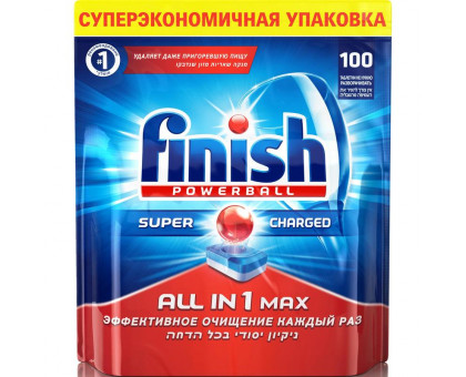 Таблетки для посудомоечных машин Finish Powerball All in 1 Max (100 штук в упаковке)