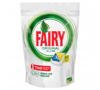 Капсулы для посудомоечных машин Fairy Original All in One (60 штук в упаковке)