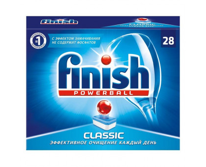 Таблетки для посудомоечных машин Finish Classic (28 штук в упаковке)