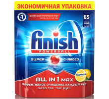 Таблетки для посудомоечных машин Finish Powerball All in 1 Max (65 штук в упаковке)