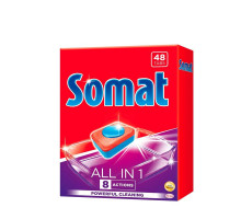 Таблетки для посудомоечных машин Somat All in 1 (48 штук в упаковке)