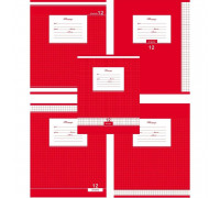 Тетрадь школьная Проф-пресс А5 12 листов в клетку (обложка в ассортименте)
