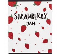 Тетрадь общая №1 School Strawberry Jam А5 48 листов в клетку на скрепке