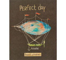 Тетрадь общая Kroyter Perfect day А5 48 листов в клетку на скрепке