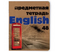 Тетрадь предметная по английскому языку Альт Крафт А5 48 листов