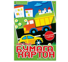 Набор цветной бумаги и картона Альт Хобби Тайм (А4, 10 листов, 5 цветов, немелованный картон)