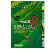 Набор цветной бумаги и картона Альт (А4, 30 листов, 50 цветов, офсетная)