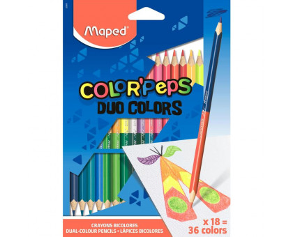 Карандаши цветные Maped Color'peps 36 цветов (двусторонние) трехгранные