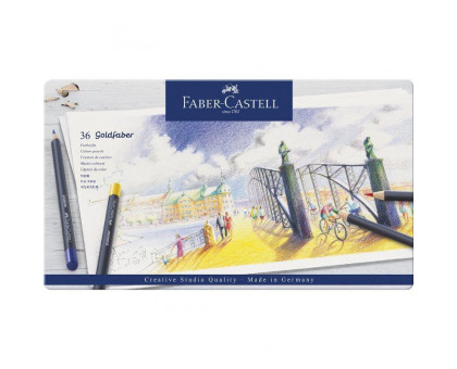 Карандаши цветные Faber-Castell Goldfaber 36 цветов круглые