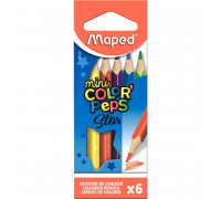 Карандаши цветные Maped Maped Color'peps 6 цветов трехгранные