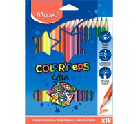 Карандаши цветные Maped Color'peps 18 цветов трехгранные