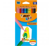 Карандаши цветные Bic Tropicolors 12 цветов шестигранные